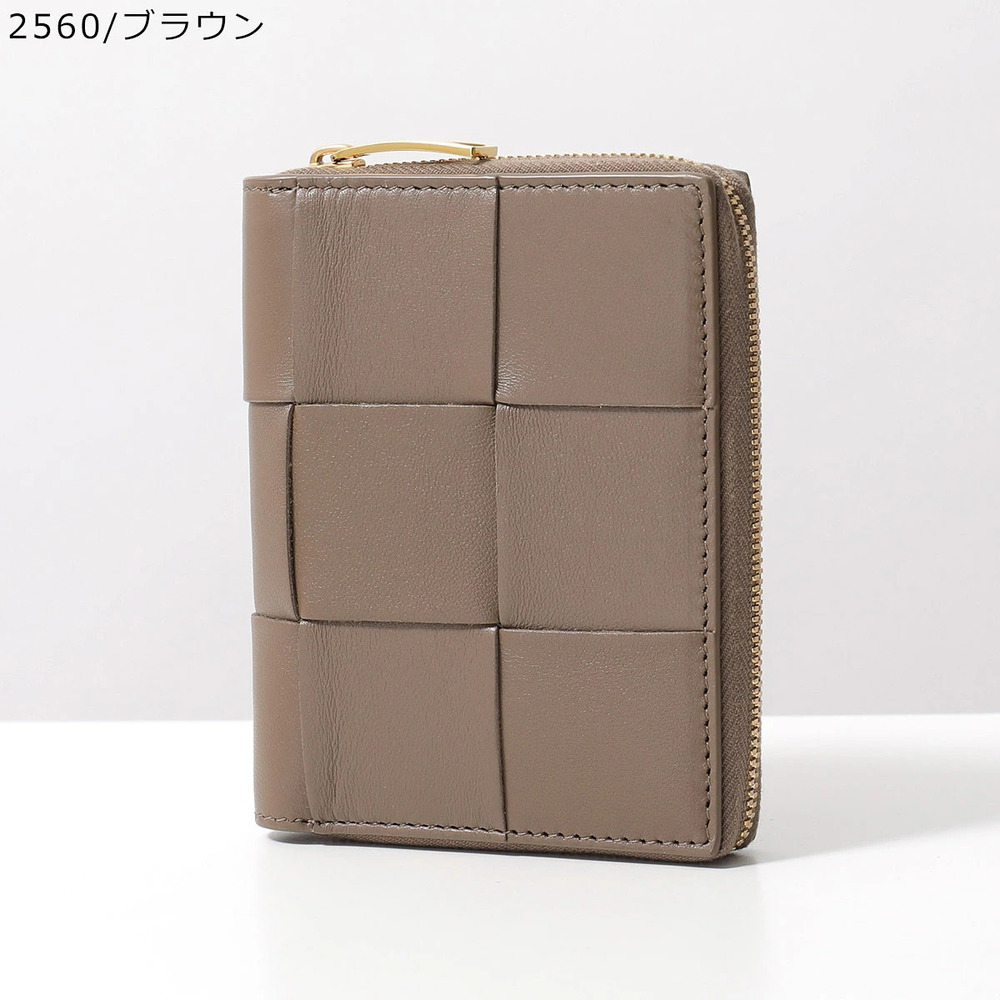 BOTTEGA VENETA Bi fold Wallet Leather Maxi Intrecciato Pocket